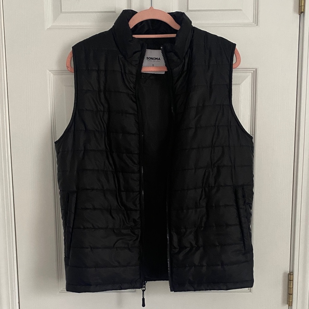 Sonoma Black Puffer Vest